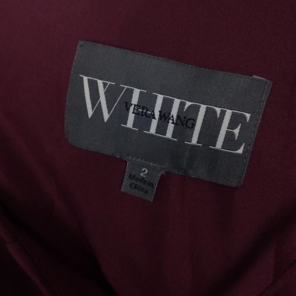 White by Vera Wang Fit & Flare Evening Dress - Picture 5 of 6